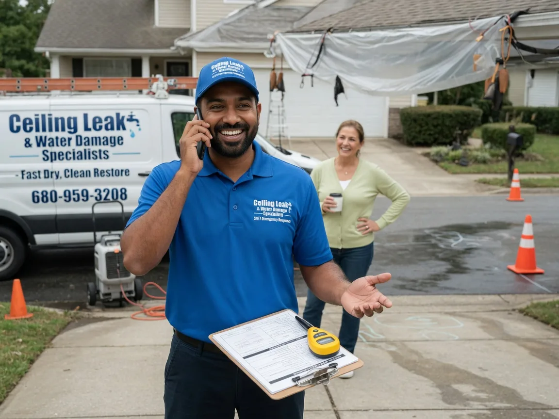 Ceiling Leak Cleanup Cresco, IA FAQs